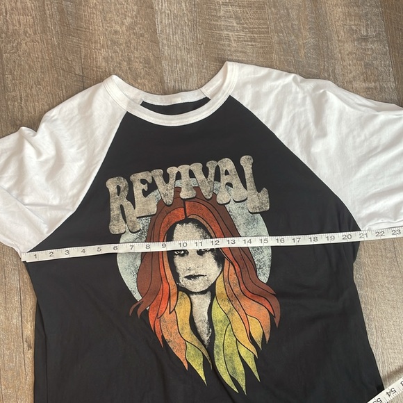 SELENA GOMEZ 2016 Revival Tour Raglan Baseball Jersey T-shirt size XL - Picture 10 of 12